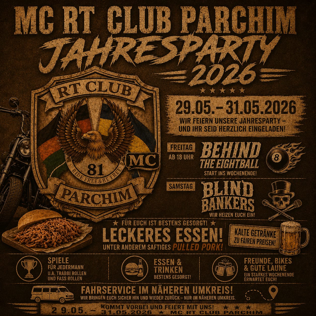 MC RT Club Parchim - Jahresparty 2026